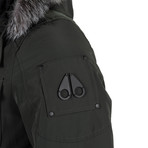 Men's Midcore Canadian Army + Frost Fox Jacket // Green + Gray (XL)