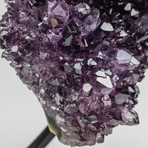 Amethyst Cluster + Metal Stand // 10.5"