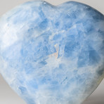Blue Calcite Heart // Large
