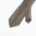 Formal Stripe Tie // Taupe