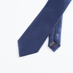 Textured Solid Tie // Navy