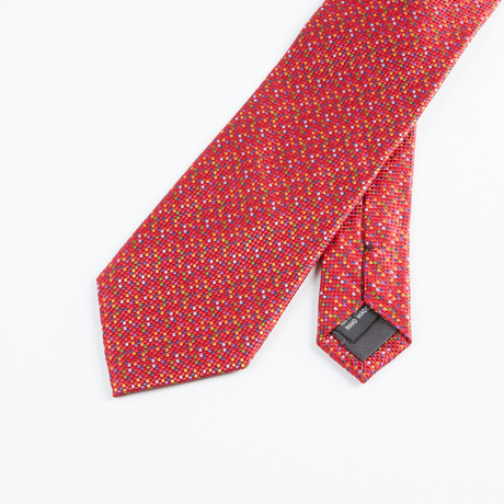 Texture Neat Tie // Red
