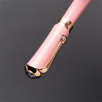 Chopard // Racing 18k Rose Gold Plated + Pink Resin Rollerball Pen // 95013-0312