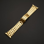 24K Gold // Apple Watch Series 5 // Gold Links Band // 44mm