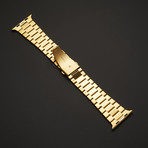 24K Gold // Apple Watch Series 5 // Gold Links Band // 44mm