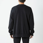 Inside Out Fleece Pullover Sweatshirt // Black (L)