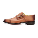 Triple Strap Monk Goodyear Welted // Tan (US: 9)
