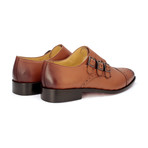Triple Strap Monk Goodyear Welted // Tan (US: 9)