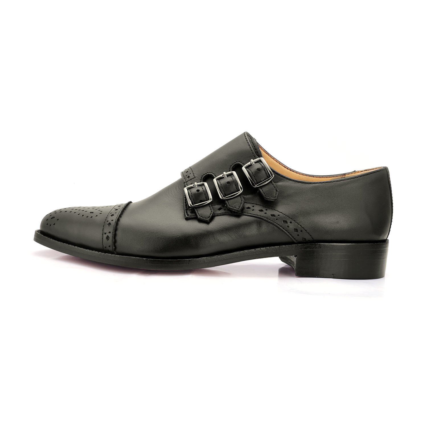 Triple Strap Monk Goodyear Welted // Black (US: 9) - Lethato - Touch of ...