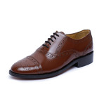 Captoe Brogue Oxford Goodyear Welted // Brown (US: 9)