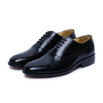 Medallion Toe Goodyear Welted // Black-2 (US: 9)