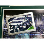 Philadelphia Eagles Super Bowl Champions Authentic Confetti Framed 16x20 Collage