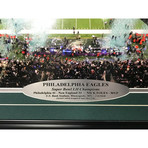 Philadelphia Eagles Super Bowl Champions Authentic Confetti Framed 16x20 Collage