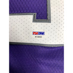 De'Aaron Fox // Signed Basketball Jersey // Sacramento Kings