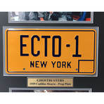 "Ghostbusters" Framed License Plate Collage