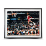 Michael Jordan // Signed Slam Dunk Framed Photo