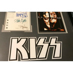 KISS // Band Signed Framed Collage