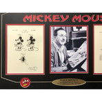 Walt Disney Mickey Mouse Patent Drawing // Framed Photo Collage