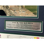 Framed 2005 St. Andrews Old Course Scorecard // Jack Nicklaus // British Open