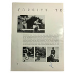 Jackie Robinson // Signed Track & Field Yearbook Page