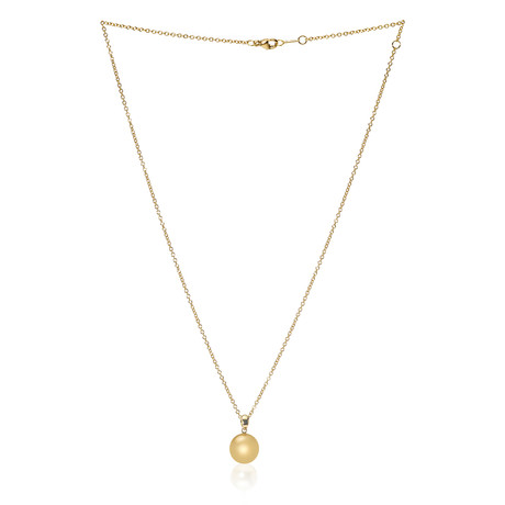Mikimoto 18k Yellow Gold Pearl Necklace