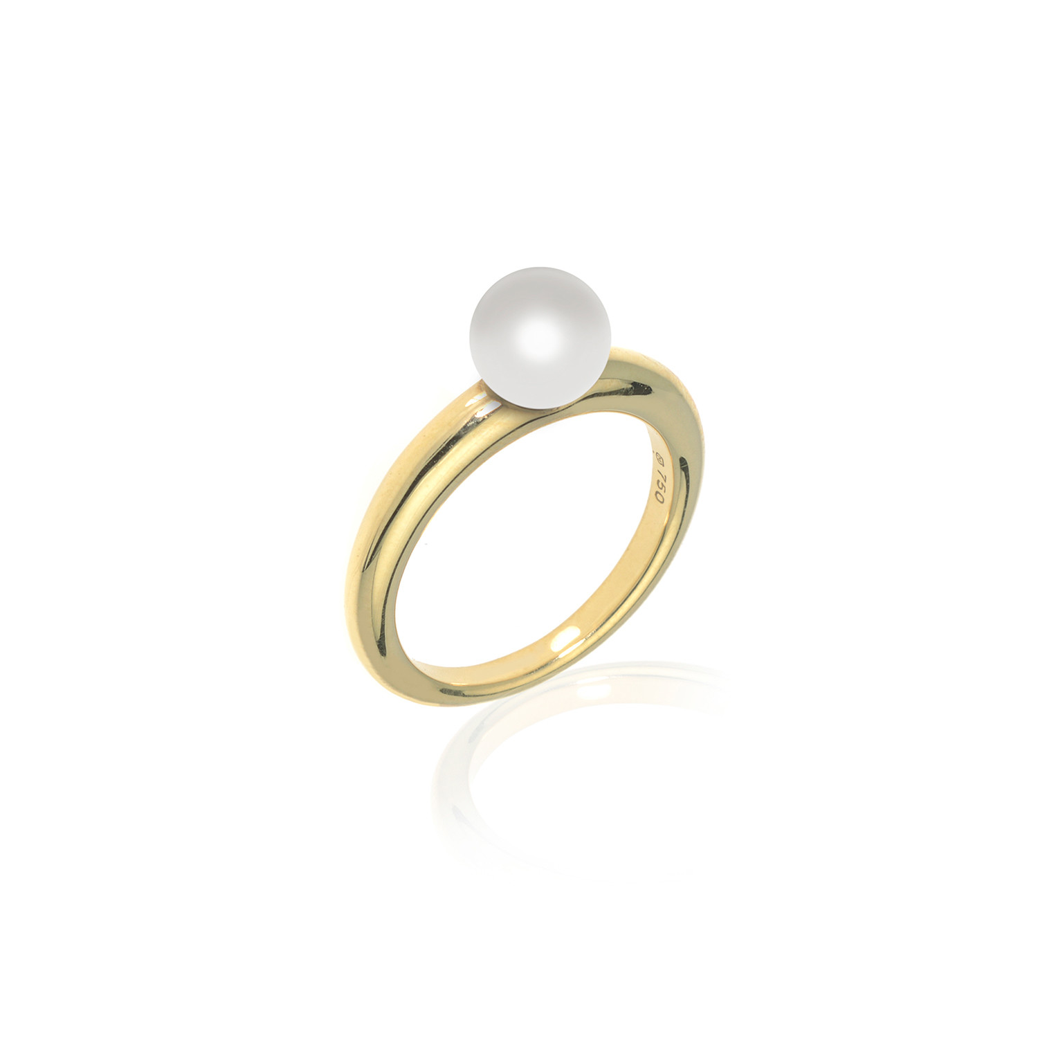 Mikimoto 18k Yellow Gold Pearl Ring // Ring Size: 6.25 - Sophisticated ...