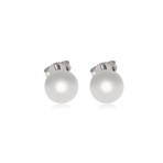Mikimoto 18k White Gold Pearl Earrings I