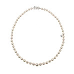 Mikimoto 18k White Gold Pearl Necklace I