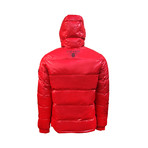 Comics Down Jacket // Red (S)
