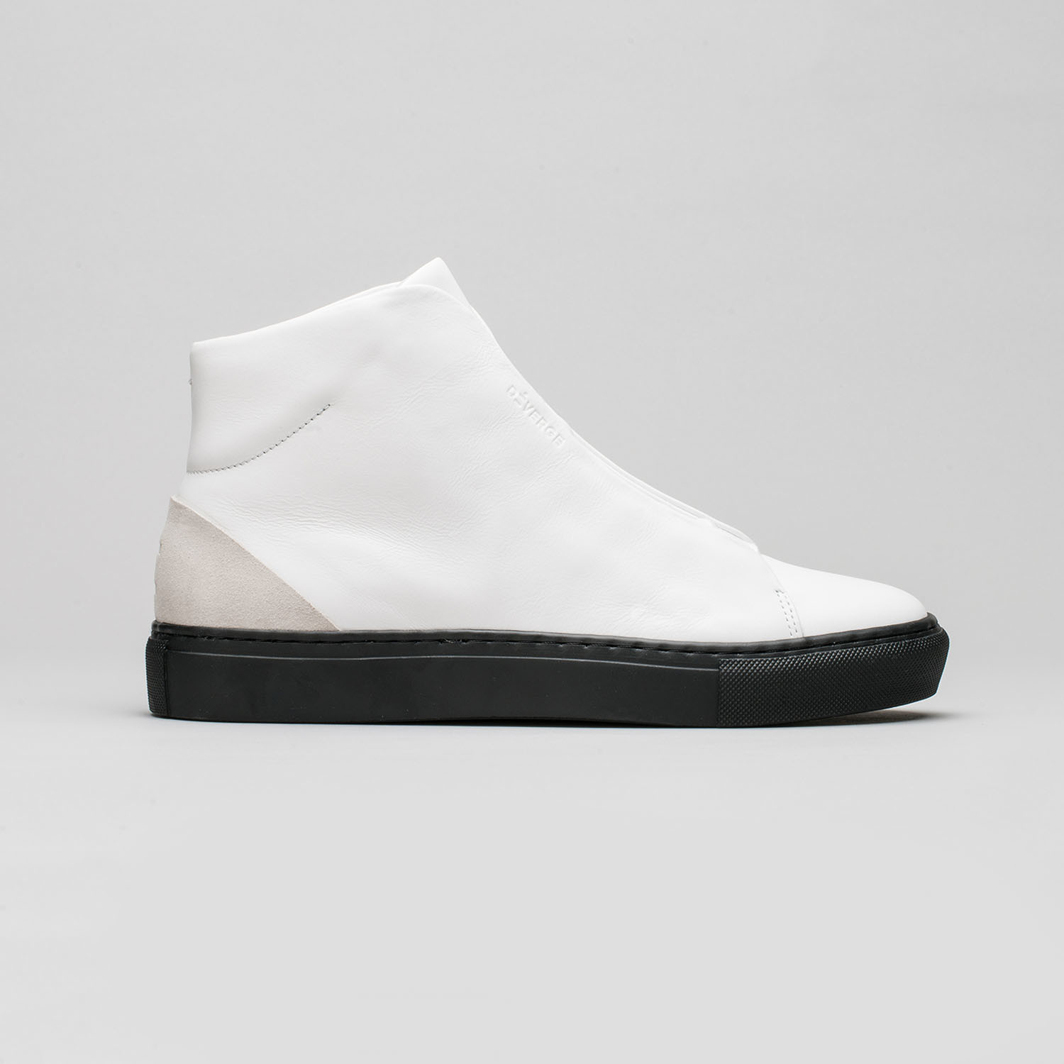 Minimal High V1 Sneakers // White Leather + Bone (Euro: 41) - Diverge ...