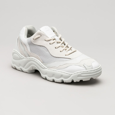 Landscape Sneakers V11 // White + Bone + Pale Smoke + Gray (Euro: 36)