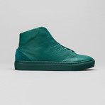 Minimal High Sneakers V2 // Emerald Green Floater (Euro: 44)