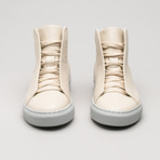 Minimal High V9 Sneakers // Beige Leather + Bone (US: 9)