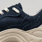 Landscape Canvas Sneakers V8 // Marine Blue (Euro: 38)