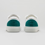 Minimal Low V13 Sneakers // White Leather + Emerald Green (Euro: 43)