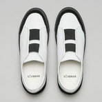 Slip On V6 Sneakers // White + Black (Euro: 45)