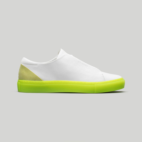 Minimal Low V14 Sneakers // White + Yellow (Euro: 40)