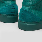 Minimal High Sneakers V2 // Emerald Green Floater (Euro: 42)