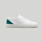 Minimal Low V13 Sneakers // White Leather + Emerald Green (US: 8.5)