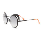Women's Sunglasses // Black + Gray Gradient