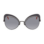 Women's Sunglasses // Black + Gray Gradient