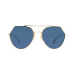 Fendi // Women's Sunglasses // Rose Gold + Blue