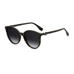 Fendi // Women's Sunglasses V1 // Dark Havana + Dark Gray Gradient