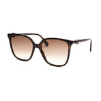 Fendi // Women's Sunglasses // Dark Havana + Brown Gradient