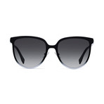 Fendi // Women's Sunglasses // Black + Gray Blue