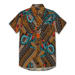 Serpents Woven Shirt // Multicolor (S)