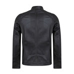 Fireball Leather Jacket // Black (XS)
