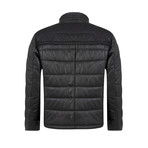 Drain  Leather Jacket // Black (3XL)