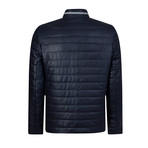 California Leather Jacket // Navy (XS)