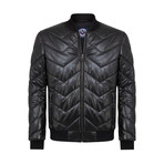 Liinger Leather Jacket // Black (3XL)